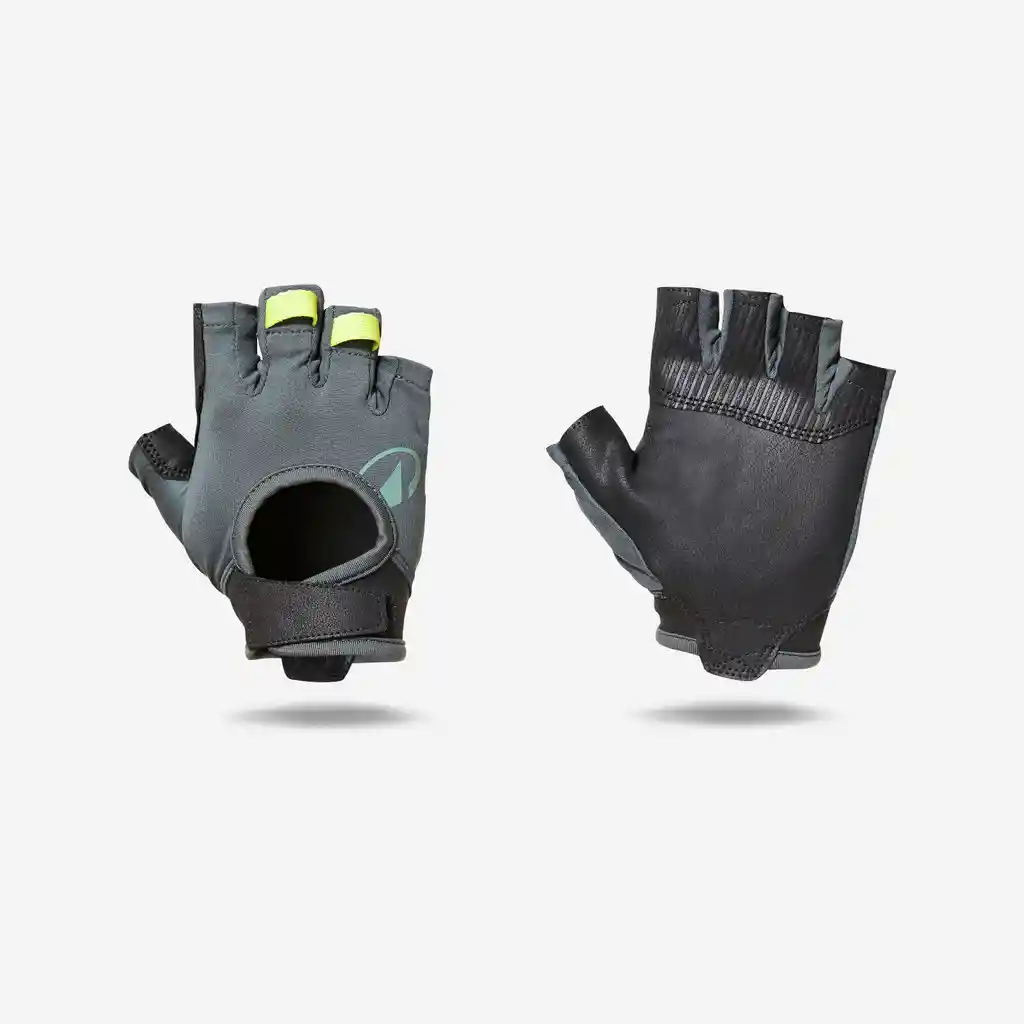 Guantes de Fitness Transpirables Resistentes Verde Oscuro/negro