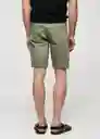 Bermuda Nepto Khaki Talla 36 Hombre Mango