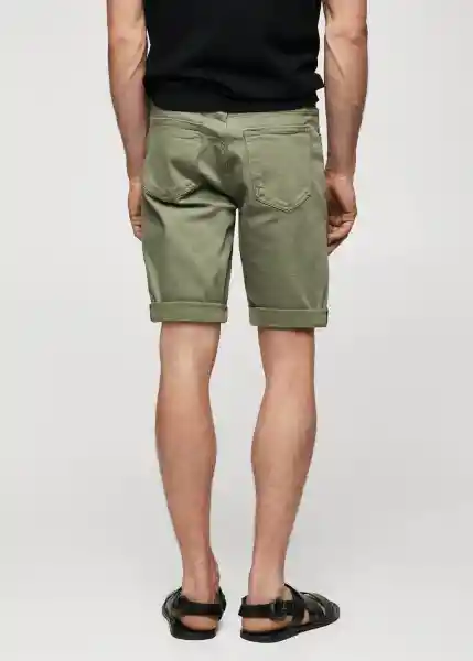 Bermuda Nepto Khaki Talla 36 Hombre Mango