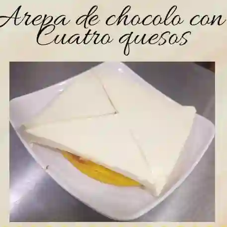 Arepa de Chocolo con 4 Quesitos