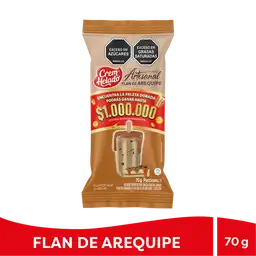 Crem Helado Artesanal Flan Arequipe 70 g