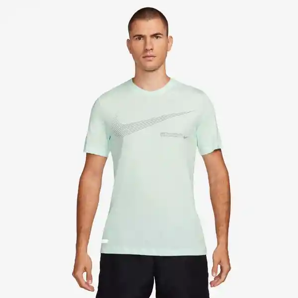 Nike Camiseta M Df Tee Flash Para Hombre Verde Talla XL