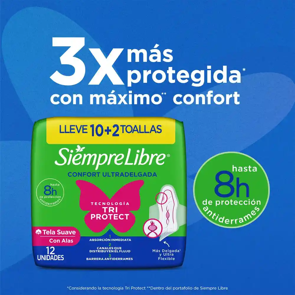 Toalla Higiénica Stayfree Confort Ultradelgada 42 und