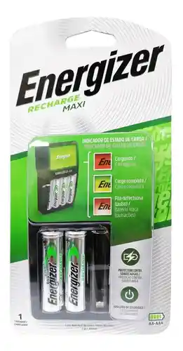 Cargador pila recargable energizer AA-AAA