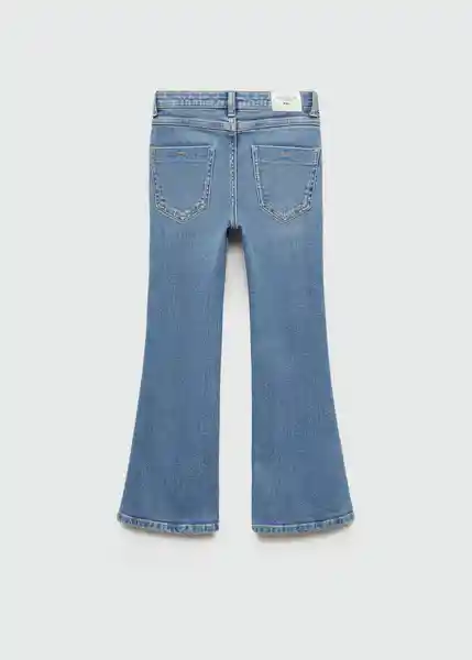 Jean Flare7 Tejano Medio Talla 10 Niñas Mango