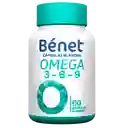 Bénet Suplemento Alimenticio Omega 3-6-9 Cápsulas Blandas