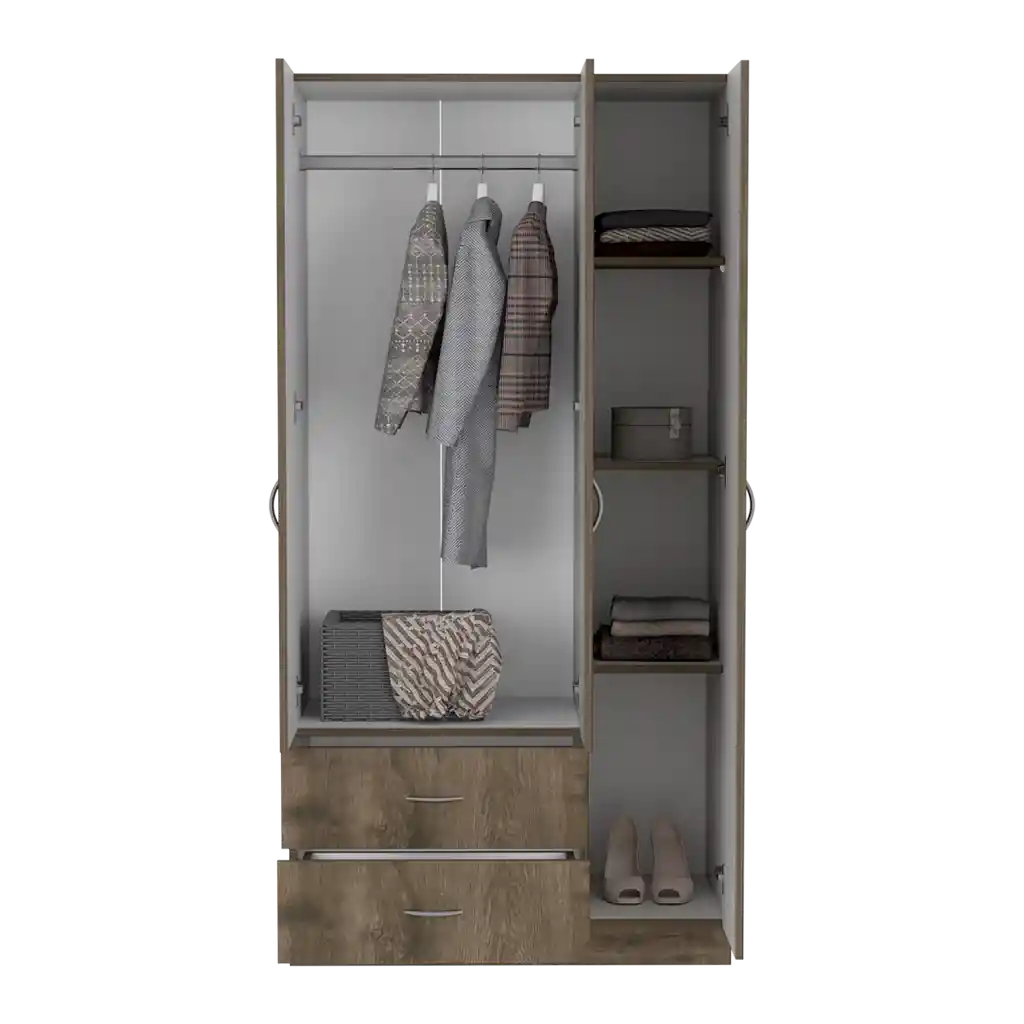 Closet Austral 3p 180 X 90 X 47 Rta Bellota + Blanco