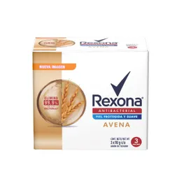 Rexona Jabón Antibacterial Avena