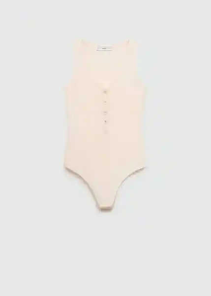 Body Espiga Crudo Talla S Mujer Mango