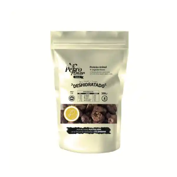 Perro Amor Snack Para Perro Pollo Linaza Deshidratado