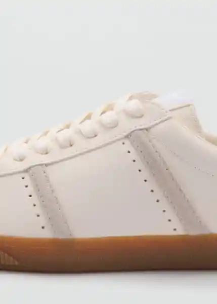 Tenis Deportiva Win Blanco Talla 38 Mujer Mango