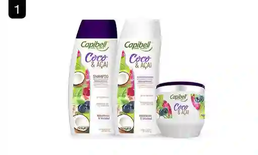 Capibell Kit Shampoo + Acondicionador + Tratamiento