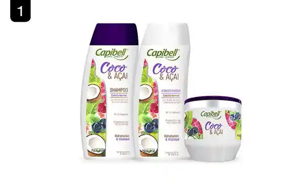 Capibell Kit Shampoo + Acondicionador + Tratamiento