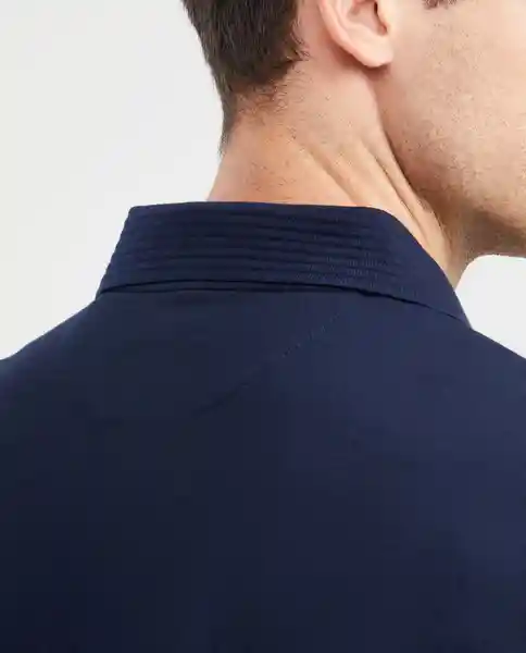 Camiseta Polo 3D Neck Vein Azul Dark Ultra Oscuro L Chevignon