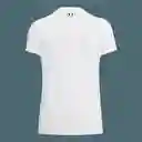 Under Armour Camiseta Tech C Solid Mujer Blanco SM 1384231-100