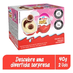 Kinder Joy Huevo de Chocolate con Avellanas y Cacao