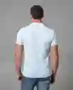 Camiseta Polo Hombre Azul L 190G101_AZU144112 Rifle
