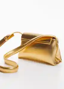 Bolso P Lucer Oro Talla 99 Mujer Mango