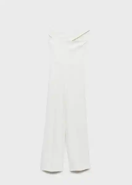 Enterizo Mono Yep Offwhite Talla M Mujer Mango