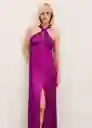 Vestido Sidney Violeta Talla XS Mujer Mango