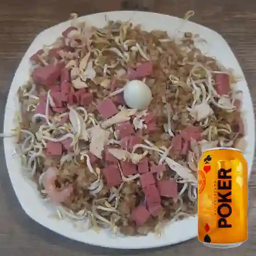 Combo Arroz Sencillo c/ Papa Francesa + Poker 355cm^3.