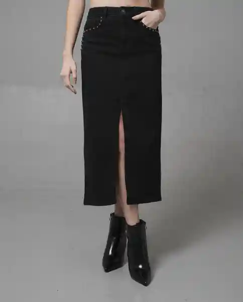 Falda Mujer Negro Talla 6 249G002_NEG194007 Rifle