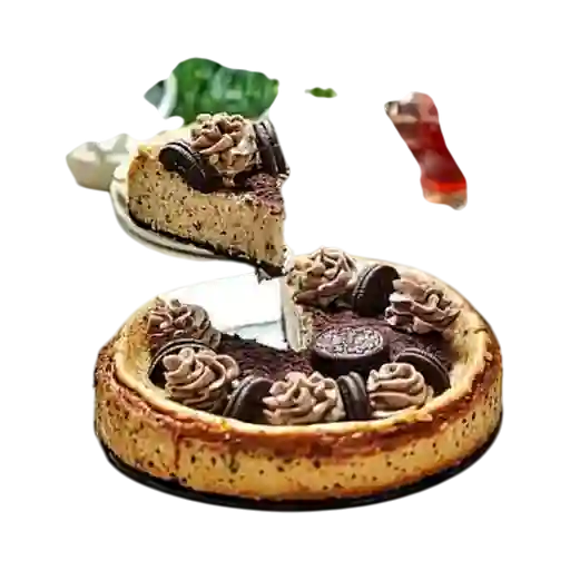 Cheesecake de Oreo Porción