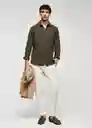 Camisa Arthur Khaki Talla XXL Hombre Mango