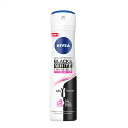 Nivea Desodorante en Spray Invisible Black & White Clear 