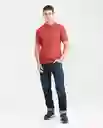 Camiseta Polo Ner# Neck Rojo Granate Oscuro S Chevignon