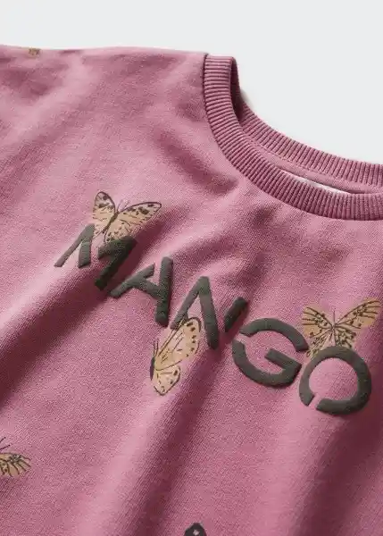 Sudadera Mangolo Mora Talla 08 Niñas Mango