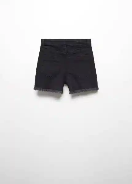 Short Patri Tejano Negro Talla 12 Niñas Mango