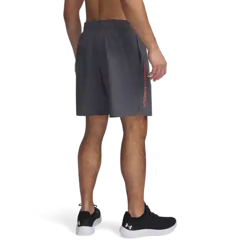 Under Armour Pantaloneta Tech Woven Wordmark de Hombre Gris T LG