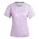 Adidas Camiseta Run It Bl Tee Para Mujer Morado Talla XS