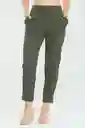 Pantalón New Karla Color Verde Militar Talla 14 Ragged