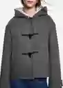 Abrigo Alamar Gris Talla 18 Teen Niñas Mango