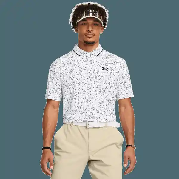 Under Armour Camiseta Iso-Chill Polo Blanco LG Ref: 1377366-103