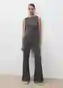 Enterizo Mono Copo Antracita Talla M Mujer Mango