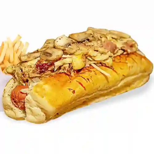 Combo Hamburdog con Champiñones