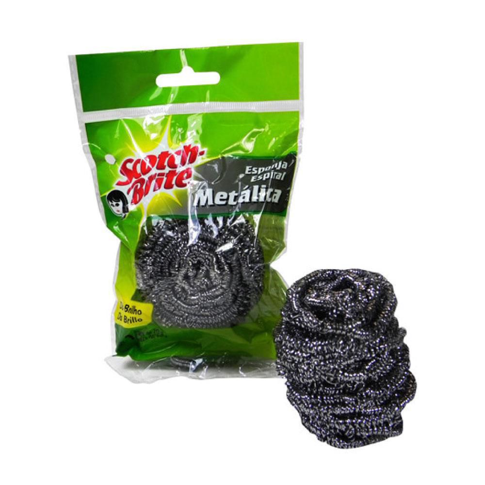 Scotch Brite Esponja Espiral Metálica 1 pz