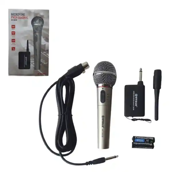 Wvngr Microfono Profesional Inalambrico o Cableado Karaoke