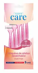 Maq Afeit Suppra Care Women X5Un