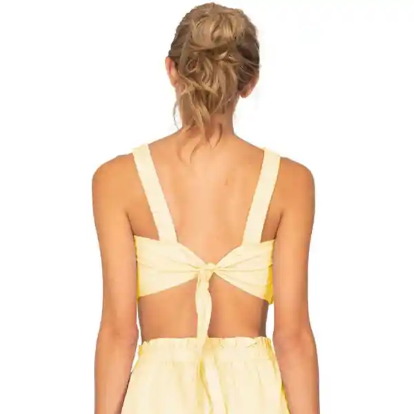 Top Baixa Amarillo Talla L