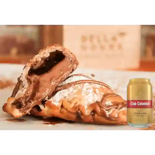 Combo Calzone de Nutella + Club Colombia Rubia 330 ml