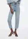 Jeans Cris Tejano Medio Talla 40 Mujer Mango