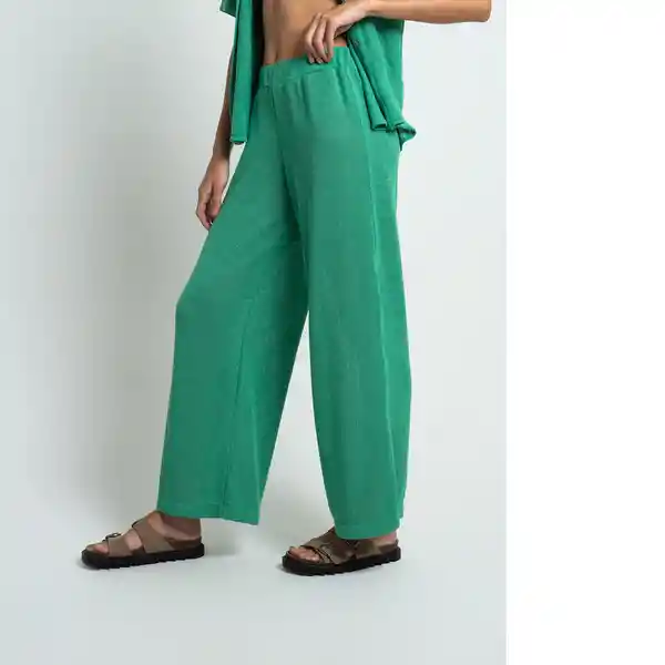 Pantalón Mujer Verde Tolima Oscuro Talla M 432F035 Naf Naf