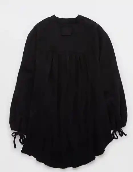 Camiseta Aerie Negro Talla: LARGE 3737073 American Eagle
