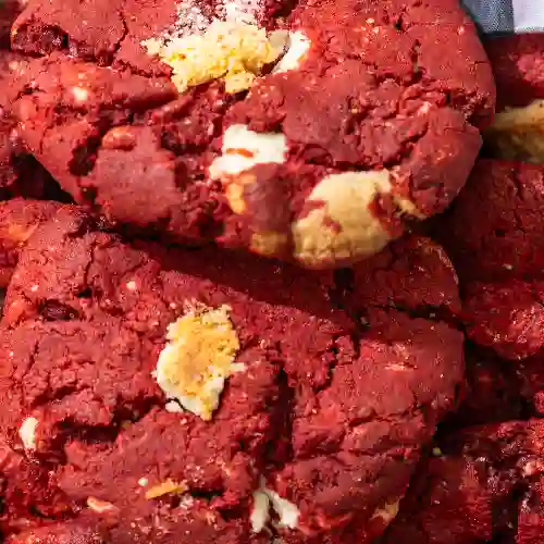 Galleta de Red Velvet y Chocolate Blanco