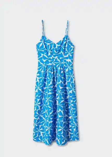 Vestido Salinas Azul Talla XS Mujer Mango
