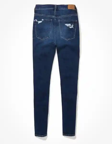 Jean Long High-Rise Mujer Azul 2 American Eagle